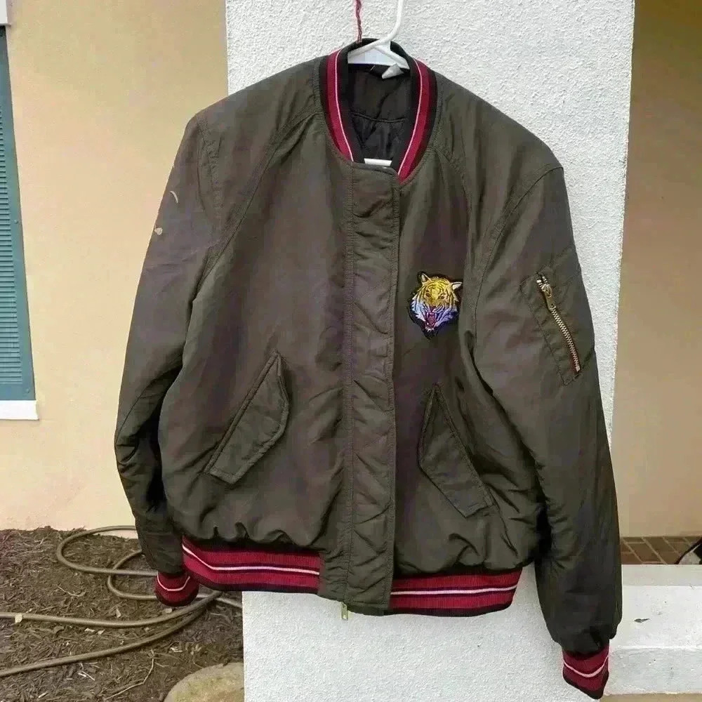 Tiger H&M bomber jacket size 10 warm winter